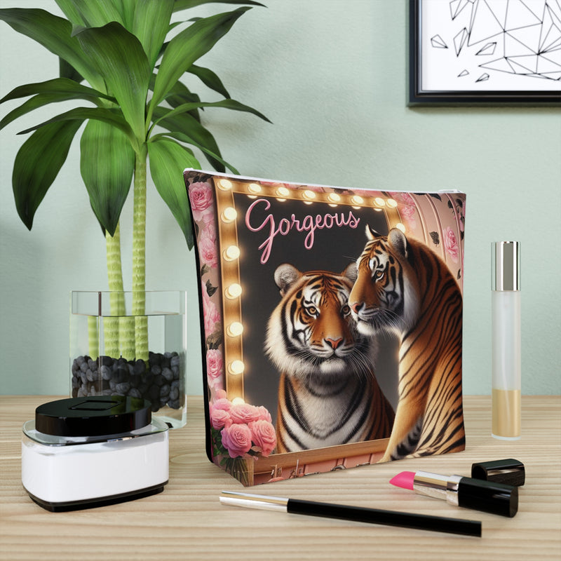 Personalized Gorgeous Tiger Cosmetics Bag