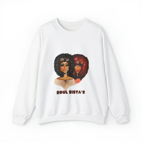 Soul Sista's Black Crewneck Sweatshirt