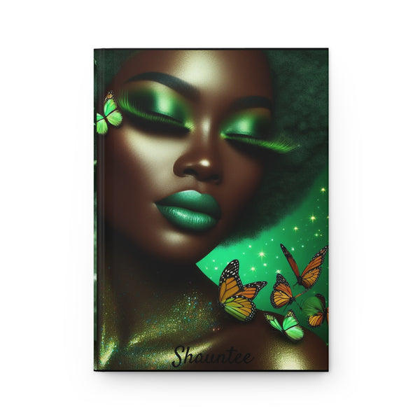 Green Goddess Manifestation Hardcover Journal Matte