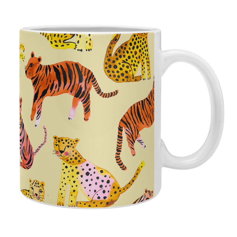 Ninola Design Safari Tigers Leopards Savanna Coffee Mug