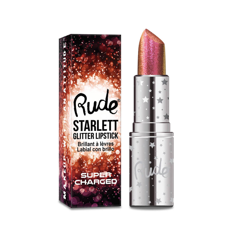 Starlett Supercharged Color Shift Glitter Lipstick