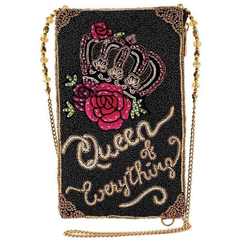 Hand Beaded Queen of Everything Bag